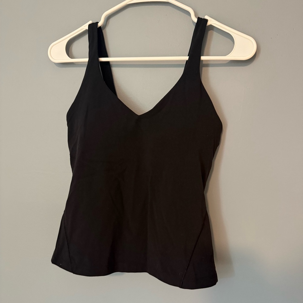 Lululemon Align Tank A/B cup size 6 Black